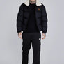 SikSilk - Black Puffer Jacket